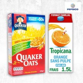 Pack L'essentiel du Ptit Déj Tropicana-Quaker