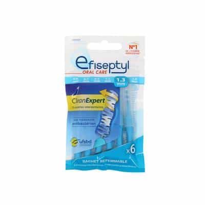 Porte-fil Dentaire Efiseptyl En Paille De Blé - Goût Menthe - Lot De 1
