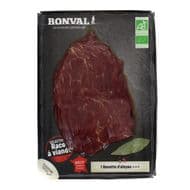 Bonval Bavette d'Aloyau de Boeuf Bio à Griller, environ 150g