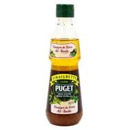 Puget Vinaigrette légère huile d'olive vierge extra & vinaigre de Xérès, ail, basilic, 33cl