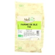 Melbio Farine de blé bio T55, 1kg