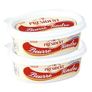 Président Beurre tendre doux, Lot de 2x125g