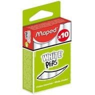 Maped Craies blanches, 10  craies