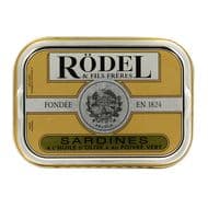 Rödel Sardines à l'Huile d'Olive et Poivre Vert, 115g