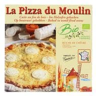 La Pizza du Moulin Pizza Bûche de chèvre bio cuite au feu de bois, 360g