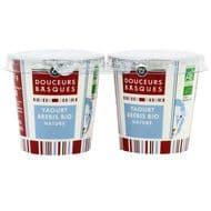 Douceurs Basque Yaourt brebis nature bio, 2x125g