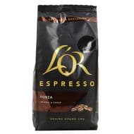 L'or Espresso Café en grains espresso forza intense et corsé, 500g