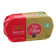 Tante Hélène Beurre bio de baratte 1/2 Sel, 250g