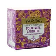 Twinings Infusion ayurveda poire miel cannelle, 20 sachets