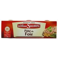 William Saurin Pâté de foie, 3x78g