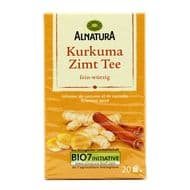 Alnatura Infusion de Curcuma et de Cannelle Bio, 20 sachets