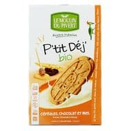 Le Moulin du Pivert P'tit Déj céréales, chocolat et miel bio, 190g
