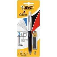 Bic Stylo-bille 3 couleurs + 1 crayon, 1  stylo