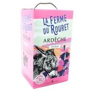 Ardéche rosé IGP Les Vignerons Ardechois 12.5°, Bag in box 5L