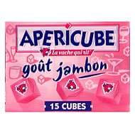 Apéricube Minis fromages goût jambon à la Vache qui rit, 15 cubes - 78g