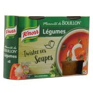 Knorr Marmite de bouillon légumes, 8x28g