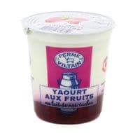 Ferme de Viltain Yaourt Bicouche Framboise, 180g