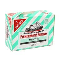 Fisherman's Friend Pastilles sans sucres au goût menthe, 3x25g