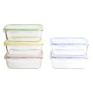 Pebbly Set conservation batch cooking, 5 pièces