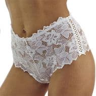 Sans Complexe Culotte Blanche en dentelle Arum Star Taille 50/52, 1  pièce