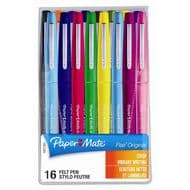 Papermate Feutres flair original couleurs fun assorties, 16  feutres