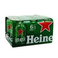 Heineken Bière blonde 5°, 6x33cl