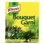 Knorr Bouillon bouquet garni thym persil laurier - 9 cubes, 9x11g