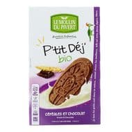 Le Moulin du Pivert P'tit déj céréales et chocolat bio, 190g