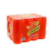 Schweppes Boisson gazeuse saveur agrumes, 12x33cl