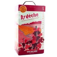 Ardèche rouge IGP Les Vignerons Ardéchois 13°, Bag in box 5L