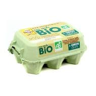 L'oeuf de nos Villages Oeufs bio gros plein air x6, 6 oeufs