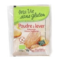 Ma Vie Sans Gluten Poudre à lever Bio et sans gluten, 40g