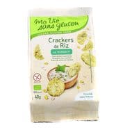 Ma Vie Sans Gluten Crackers riz romarin bio sans gluten, 40g