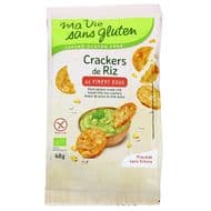 Ma Vie Sans Gluten Crackers riz piment doux bio, 40g