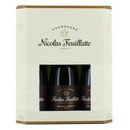 Nicolas Feuillatte Champagne Brut, 3x20cl