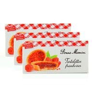 Bonne Maman Tartelettes à la framboise, Lot de 3x135g