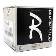 Côtes de Provence rosé AOP R de Ramatuelle 12.5°, Bag in box 3L