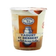 Ferme de Viltain Yaourt Bicouche Caramel, 180g