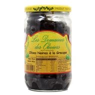 Les Domaines des Oliviers Olives noires à la Grecque, 72cl