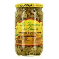 Les Domaines des Oliviers Olives Vertes en Rondelles, 72cl