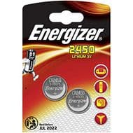 Energizer 2 Piles Bouton CR2450 Lithium, 2  piles