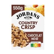 Jordans Céréales complètes et chocolat noir Country Crisp, 550g