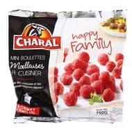 Charal Mini boulettes moelleuses au boeuf 15%mg, 750g