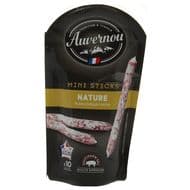 Auvernou Mini Sticks Saucisson Sec Nature Qualité Supérieure, 100g