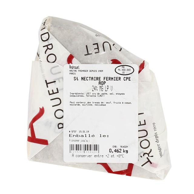  - Androuet, Maître Fromager - Saint-Nectaire fermier AOP - Lait de vache cru