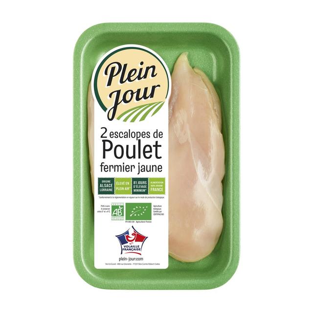  - Plein Jour - Escalopes de Poulet Jaune Bio