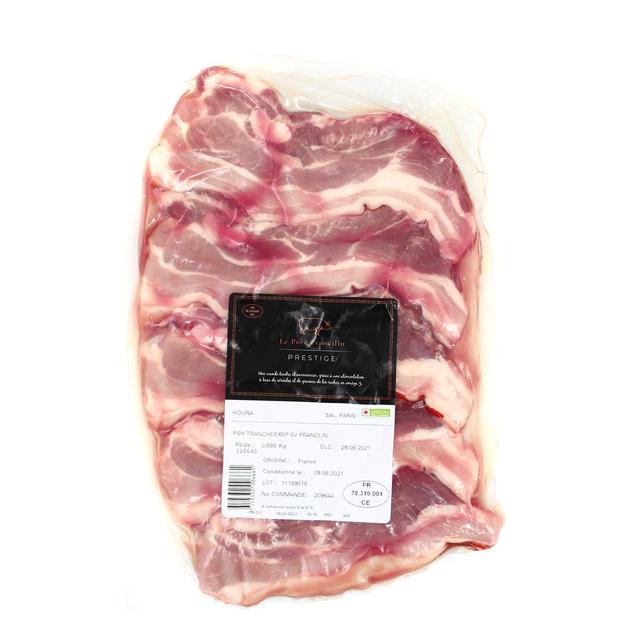  - Le Porc Francilin - Poitrines de Porc Tranchées 
