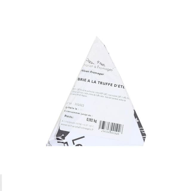 - Le Chariot à fromages, Artisan Fromager - Brie à la truffe d'été - Lait de vache pasteurisé