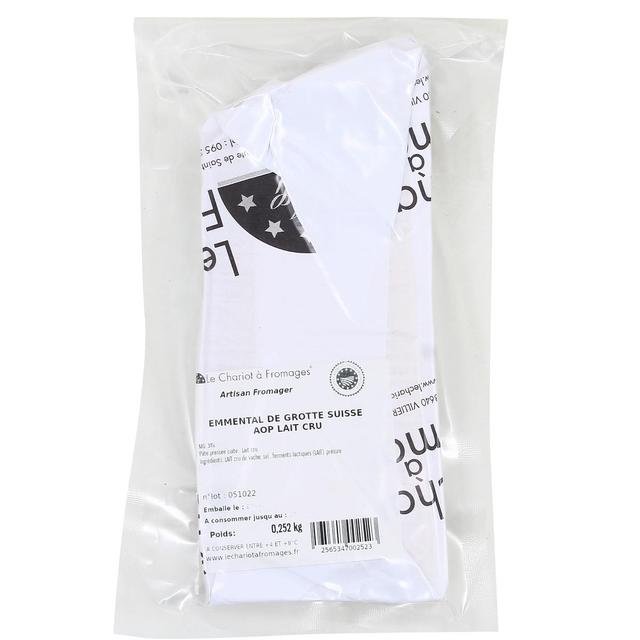 2565347000000 - Le Chariot à fromages, Artisan Fromager - Emmental de Grotte Suisse AOP - Lait de vache cru
