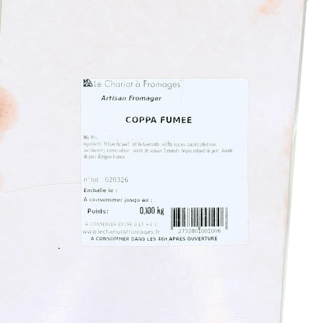  - Le Chariot à fromages - Coppa Fumée